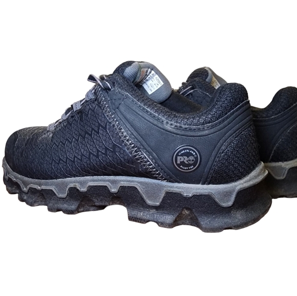 Timberland PRO steel alloy toed work boots | black & gray | Men's 9 medium - Picture 5 of 12